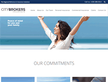 Tablet Screenshot of citybrokersltd.com